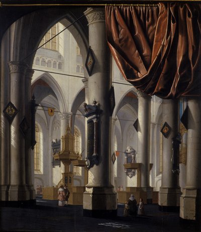 De nieuwe kerk in Delft door Daniel de Blieck