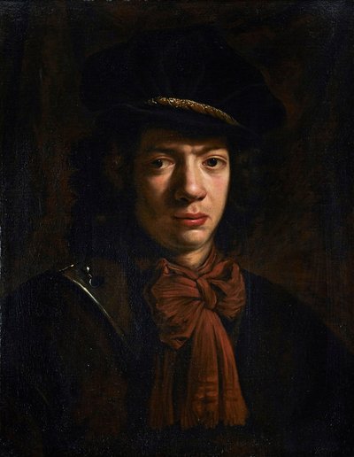 Portret van een onbekende man door Daniël de Koninck