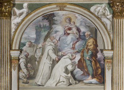 Goedkeuring van de Kartuizer Regel, 1629 door Daniele Crespi