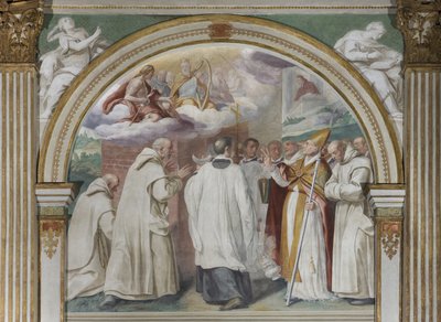 Heilige Hugo, stichter van het eerste Kartuizerklooster, 1629 door Daniele Crespi