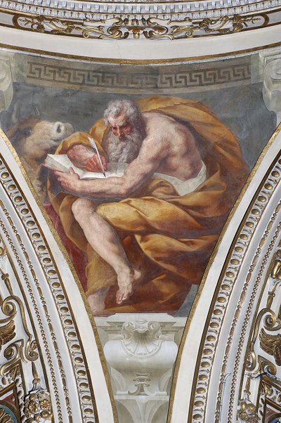 Sint Lucas door Daniele Crespi