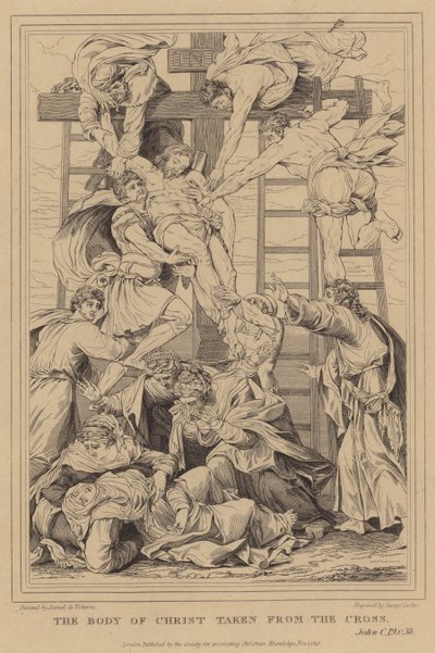 Het Lichaam van Christus van het Kruis Genomen, Johannes door Daniele da Volterra 1509 66 after Daniele da Volterra 1509 66 after