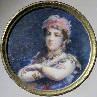 Portret van prinses Troubetzkoy door Danielle Ranzoni