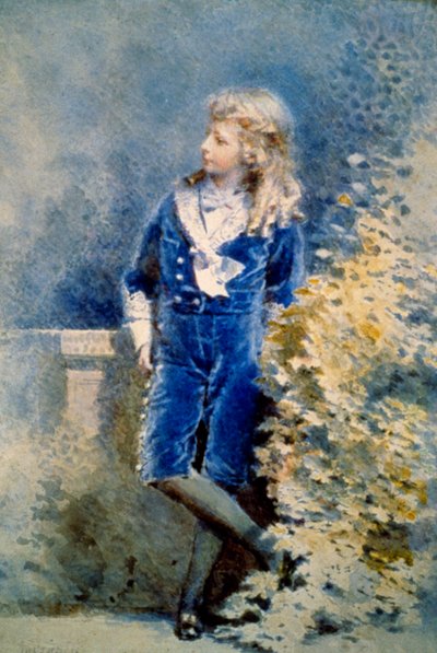 Portret van Richard Arthur Surtees Paget, door Daniele Ranzoni door Danielle Ranzoni