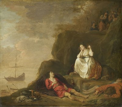 Theagenes en Chariclea door Daniël Thivart