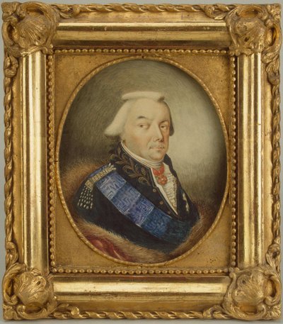 Portret van prins Nikolai Borisovich Yusupov 1750-1831, 1790s door Danila Grigoryevich Zhernovoi