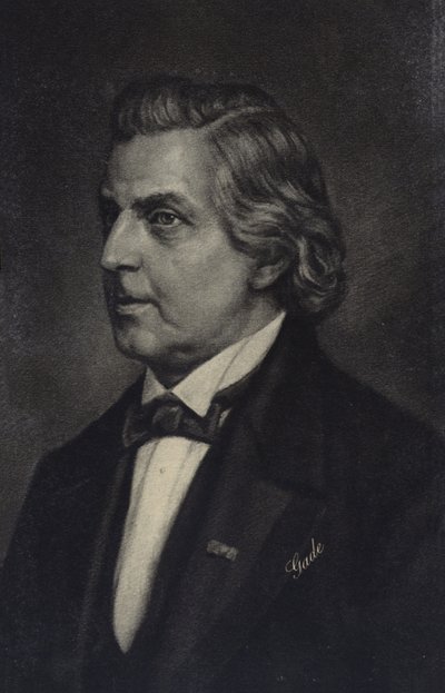 Niels Wilhelm Gade, Deense componist, dirigent, violist, organist en leraar (1817-1890) door Danish School