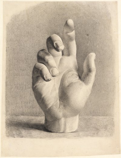Een Hand, Getekend naar Gips door Dankvart Dreyer
