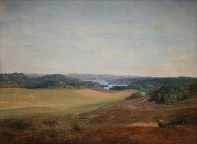 Landschap bij Silkeborg, Jutland door Dankvart Dreyer