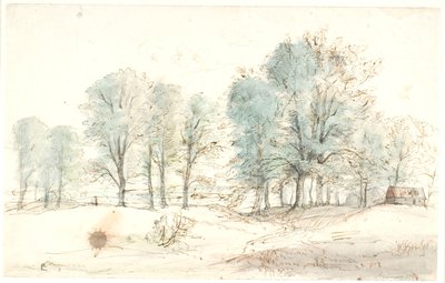 Landschap bij Fredensborg door Dankvart Dreyer