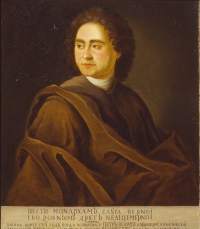 Portret van Afanasi Tatishchev, Batman van Tsaar Peter I 1685-1750, 1717 door Dannhauer