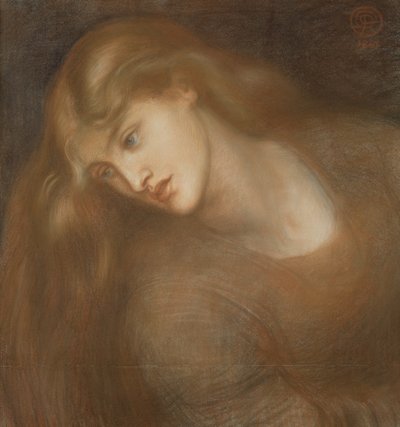 Aspecta Medusa door Dante Gabriel Charles Rossetti