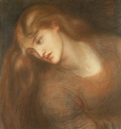 Aspecta Medusa, 1867 door Dante Gabriel Charles Rossetti