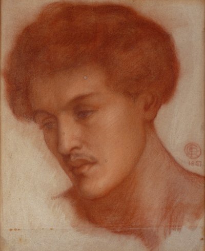 Augustus Howell, 1867 door Dante Gabriel Charles Rossetti