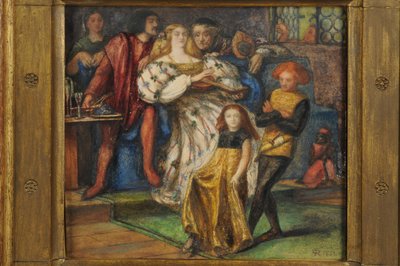 Borgia door Dante Gabriel Charles Rossetti