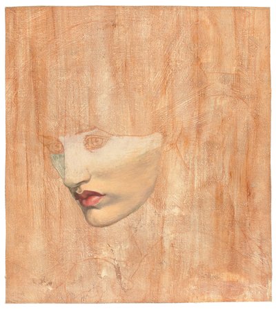 Hoofd van Proserpine, 1872 door Dante Gabriel Charles Rossetti