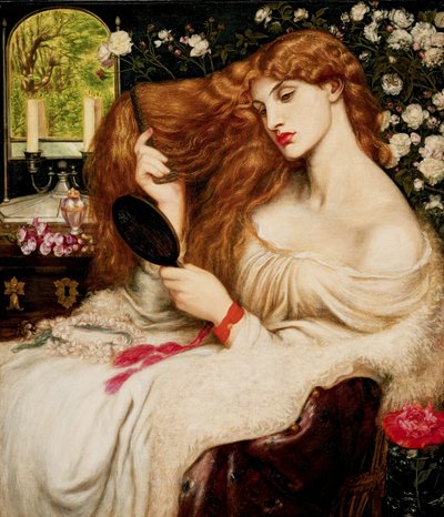 Lady Lilith door Dante Gabriel Charles Rossetti