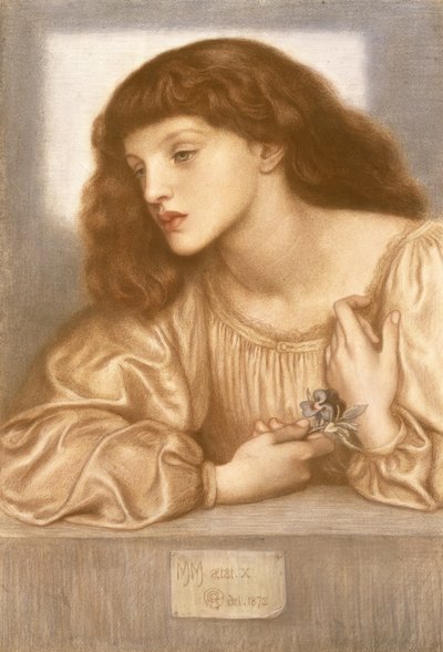 May Morris, 1872 door Dante Gabriel Charles Rossetti