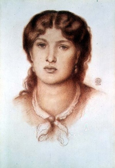 Portret van Fanny Cornforth, 1868 door Dante Gabriel Charles Rossetti