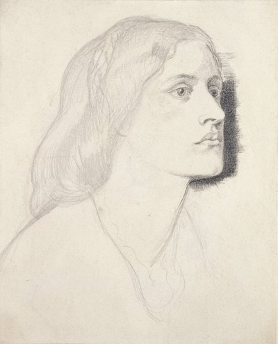 Portret van Miss Ruth Herbert, waarschijnlijk 1858 door Dante Gabriel Charles Rossetti