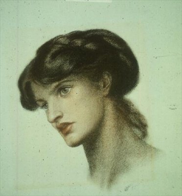 Portret van Mevrouw Stillman door Dante Gabriel Charles Rossetti
