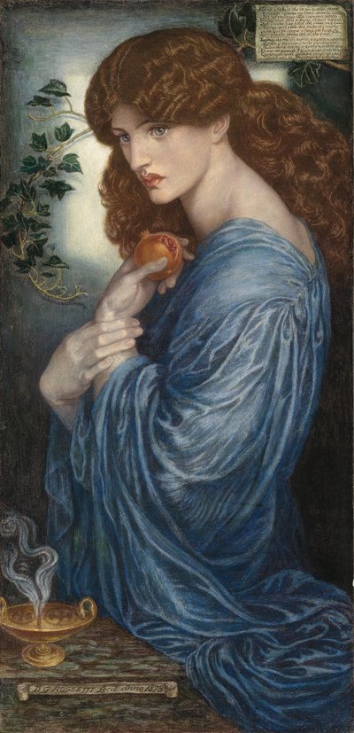 Proserpina door Dante Gabriel Charles Rossetti