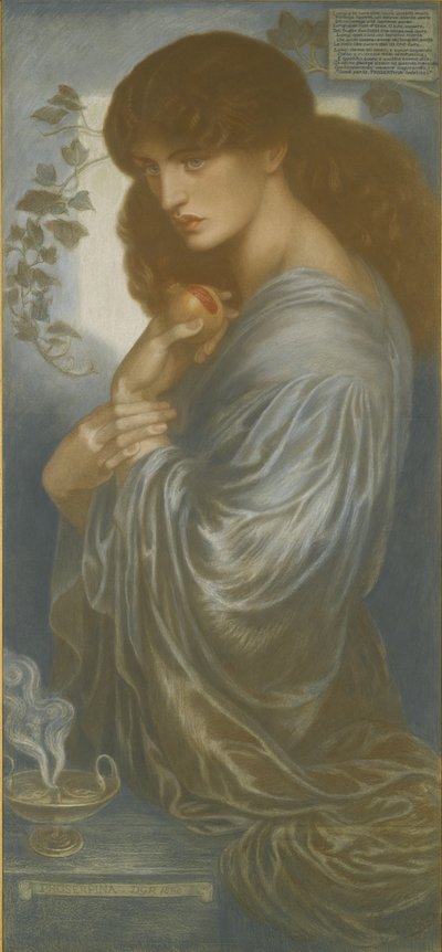 Proserpina door Dante Gabriel Charles Rossetti