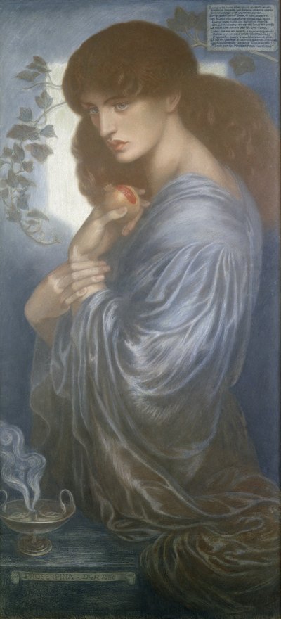 Proserpina door Dante Gabriel Charles Rossetti