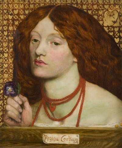 Regina Cordium (Koningin der Harten) door Dante Gabriel Charles Rossetti
