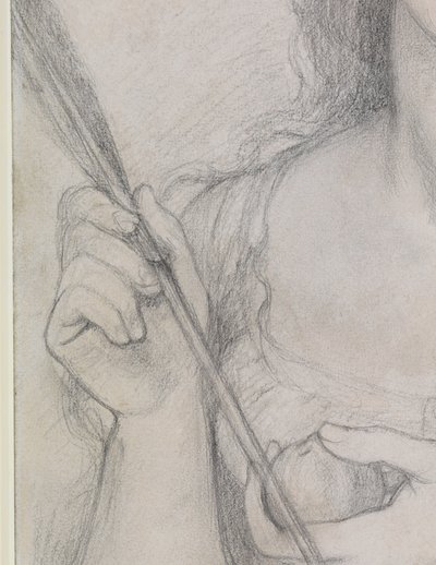 Studie voor "Venus Verticordia" door Dante Gabriel Charles Rossetti