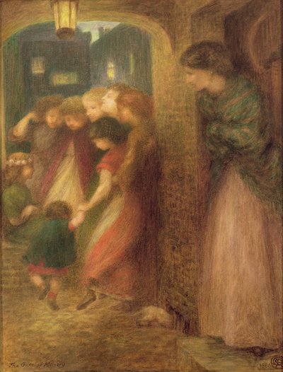 De poort van herinnering, 1864 door Dante Gabriel Charles Rossetti