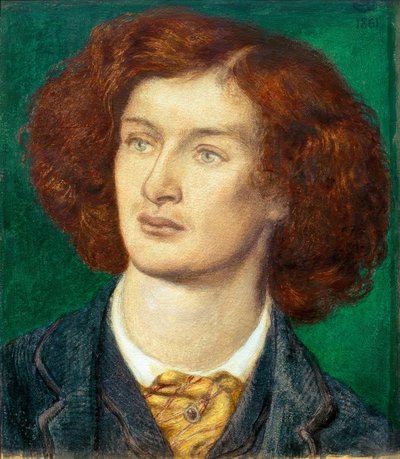Algernon Charles Swinburne door Dante Gabriel Charles Rossetti