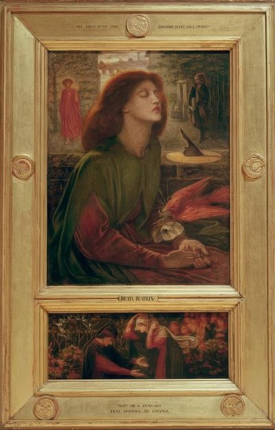 Beata Beatrix door Dante Gabriel Charles Rossetti