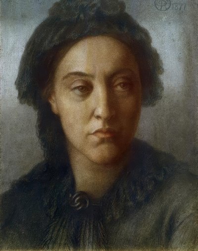 Christina G. Rossetti door Dante Gabriel Charles Rossetti
