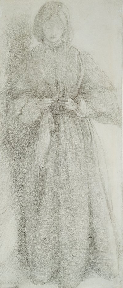 Elizabeth Siddal (Mrs. Dante Gabriel Rossetti) door Dante Gabriel Rossetti