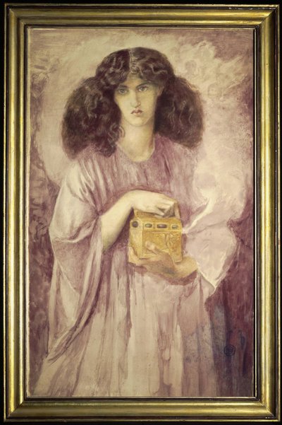 Pandora door Dante Gabriel Rossetti