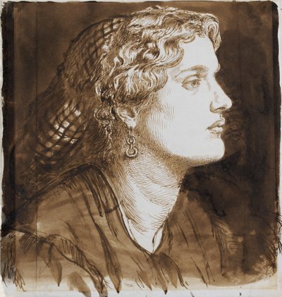 Portret van Fanny Cornforth, c1860 door Dante Gabriel Rossetti