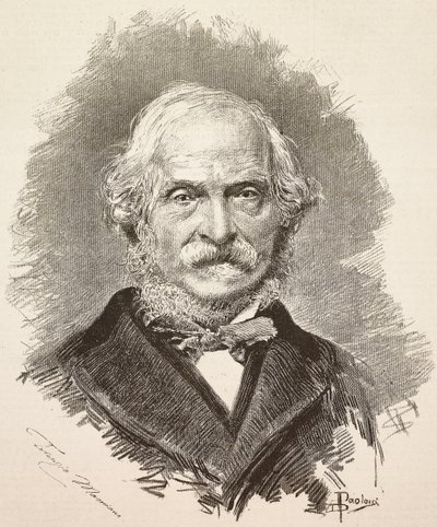 Portret van Terenzio Mamiani (1799-1885), Italiaanse politicus en schrijver door Dante Paolocci