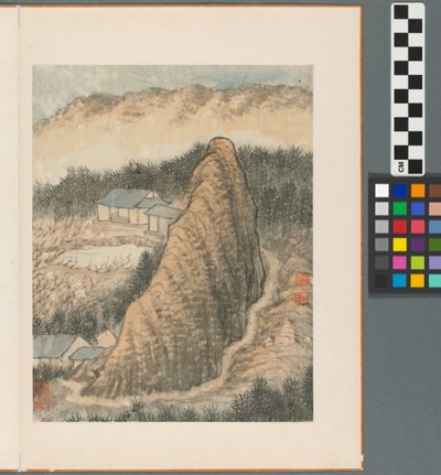 Herinneringen aan de Qinhuai-rivier, Qing-dynastie door Daoji Shitao