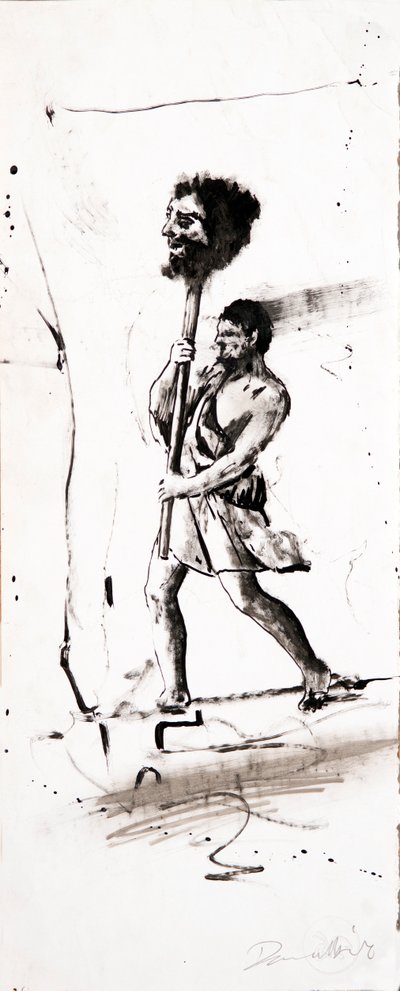 David en Goliath-studie door Darren Coffield