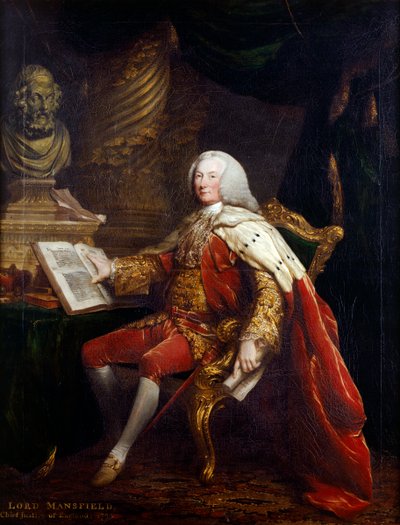Lord Mansfield, opperrechter van Engeland door David (after) Martin