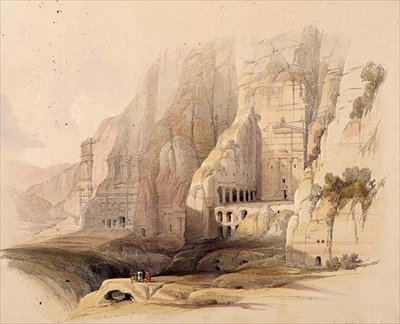 Opgegraven Landhuizen van Petra, 7 maart 1839, plaat 103 uit Volume III van 