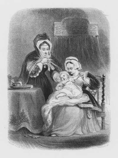 Shakespeare, de baby door David (after) Wilkie