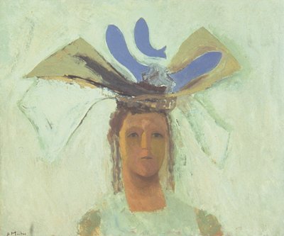 Meisje met blauwe vis door David Alan Redpath Michie