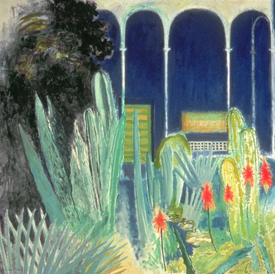In de Majorelle-tuinen door David Alan Redpath Michie