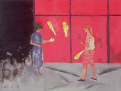 Jongleurs bij de Beaubourg door David Alan Redpath Michie