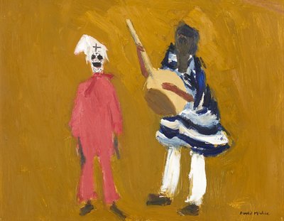 Muzikant en Clown, Le Grand Ballet de Senegal door David Alan Redpath Michie