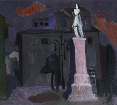 Standbeeld van Guiseppe Mazzini, Pisa door David Alan Redpath Michie