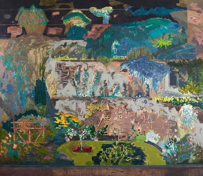 Suffolk Road achtertuinen door David Alan Redpath Michie