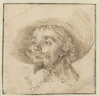 Portret van Hendrick Cornelisz Vroom (?) door David Bailly (attributed to)